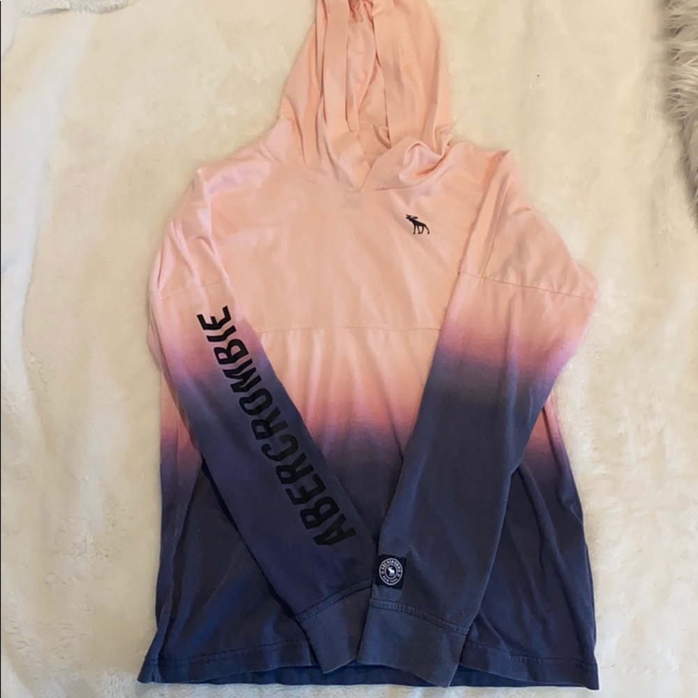 Abercrombie kids hooded longsleeve tshirt Sz 11/12